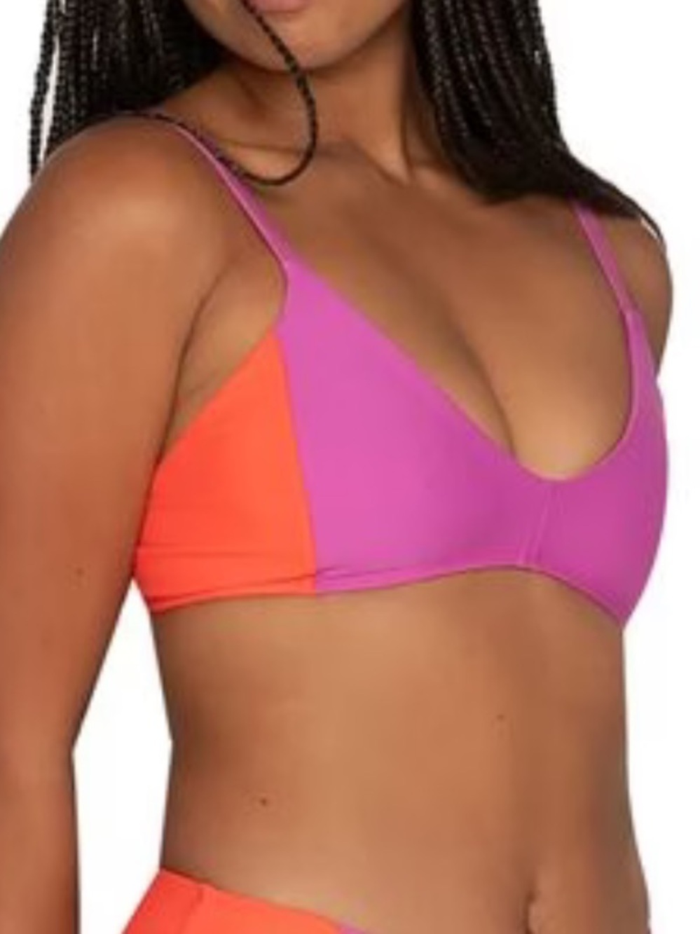 NWOT Seea Vega Bikini Top in Jazzberry size Large